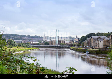 The River Lune in Lancaster Lancashire UK Stock Photo