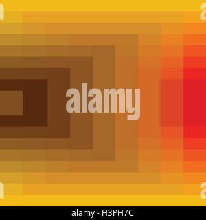 Transparent yellow gradation step red pattern geometric Stock Vector