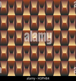 abstract geometric pattern seamless in the pyramid shape. Spotted background Stock Vector