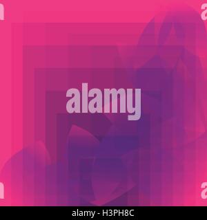 Abstract bright pink pattern geometric transparent Stock Vector