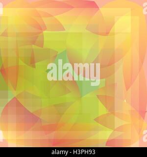 Abstract pattern geometric shaped transparent autumn Stock Vector
