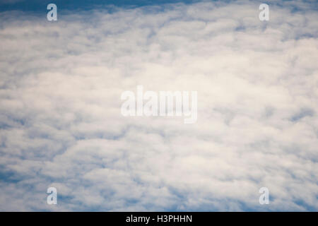 Blue sky and cirris clouds as a background Stock Photo