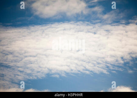 Blue sky and cirris clouds as a background Stock Photo