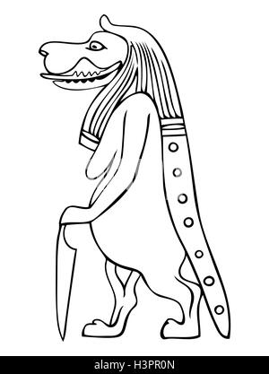 Taweret – mythical creature of Ancient Egypt - Goddess of Fertility and ...