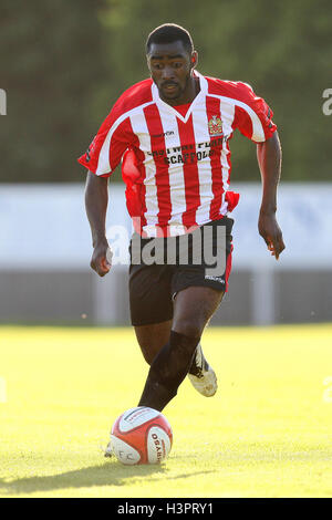 Tambeson Eyong of Hornchurch - AFC Hornchurch vs Brentwood Town - Ryman League Premier Division Football at The Stadium - 16/10/10 Stock Photo