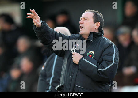 Andy Swallow on the touchline for Grays - AFC Hornchurch vs Grays ...