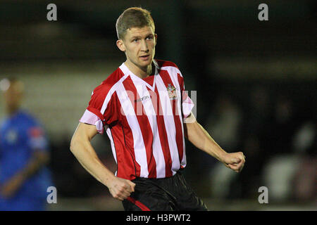 Lewis Smith of Hornchurch - AFC Hornchurch vs Harrow Borough - Ryman League Premier Division Football at The Stadium, Upminster Bridge - 10/01/12 Stock Photo