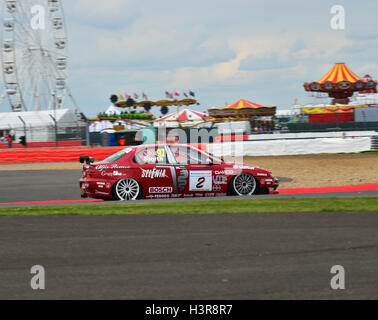 Neil Smith, Alfa Romeo 156, Super touring car trophy, Silverstone Classic 2016, 60's cars, Chris McEvoy, cjm-photography, Classi Stock Photo