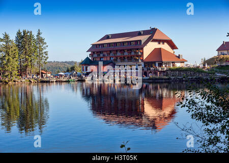 Mummelsee Lake, Black Forest, Baden Wurttemberg, Germany, Europe Stock Photo