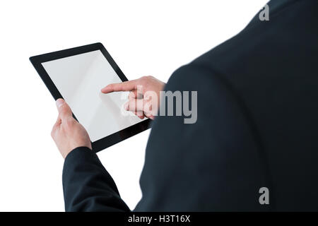 Businessman using digital tablet Stock Photo