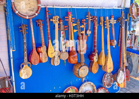 Uzbekistan; Bukhara; traditional musical instruments Stock Photo - Alamy
