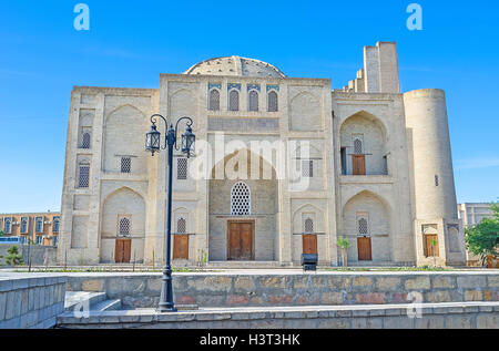 The Nadir Divan-Beghi Khanaka located in the city center in Bukhara. Stock Photo