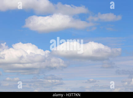Sky with clouds and blue ideal as a backdrop for photo editing Stock Photo