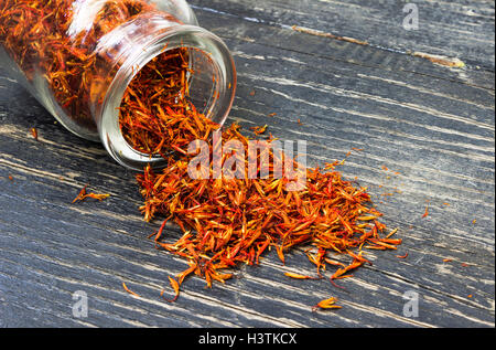 Saffron spice Stock Photo