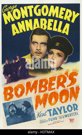 BOMBER'S MOON  1943 20th Century Fox film with George Montgomery and Annabella Stock Photo