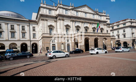 World famous La Scala theatre, Milan, Italy, Europe Stock Photo