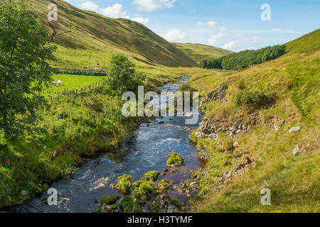 River Coquet, Upper Coquetdale, Northumberland, England Stock Photo