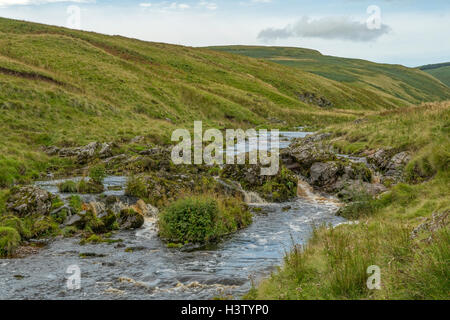 River Coquet, Upper Coquetdale, Northumberland, England Stock Photo