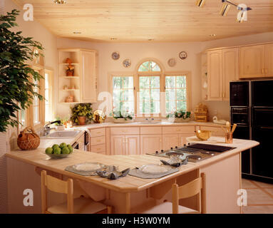 1990s kitchen interior hi-res stock photography and images