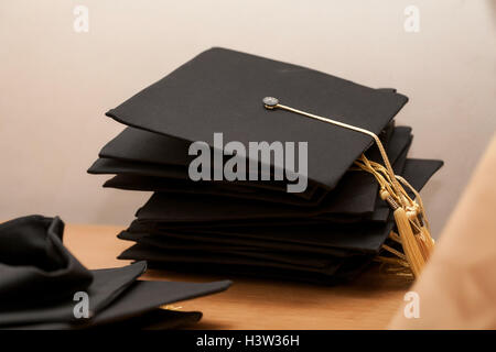 Graduation hat Stock Photo