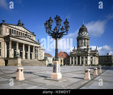 Germany, Berlin, gendarme's market, French cathedral, theatre, capital, Berlin middle, space, place of interest, structures, building, in 1701-08, dome tower, culture, architecture, lantern, candelabra