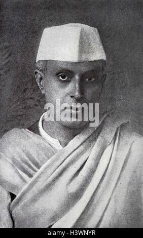 Photograph Of Jawaharlal Nehru (1889-1964) And Tassaduq Ahmad Khan ...