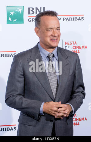 Rome, Italy. 13th October, 2016. Tom Hanks attending a photocall during 11th Rome Film Festival on October 13, 2016 in Rome, Italy Credit:  Massimo Valicchia/Alamy Live News Stock Photo