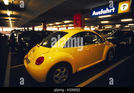 Underground Parking Vw Beatle Cars Park Inside Parking Lot