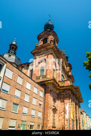 Jesuit Church in Mannheim - Germany, Baden-Wurttemberg Stock Photo