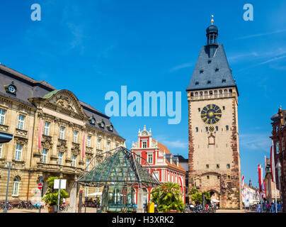 The Old Gate of Speyer - Germany, Rhineland-Palatinate Stock Photo