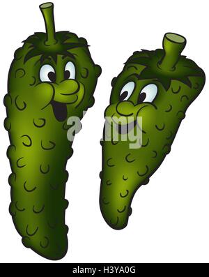 Gherkins Stock Vector