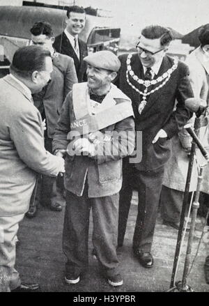 Billy Butlin at his Butlins Holiday Camp in Minehead holiday resorts ...