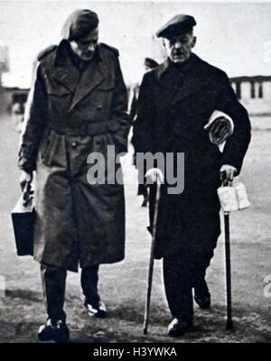 Photograph of Gerd von Rundstedt (1875-1953) a German Field Marshal during World War Two. Dated 20th Century Stock Photo