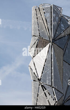 The Optic Cloak, Greenwich Peninsula, London. Stock Photo