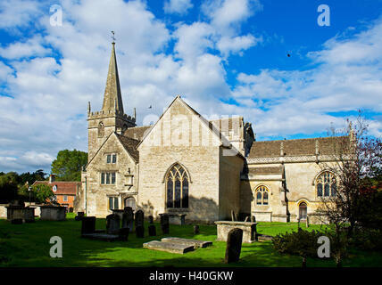 St Cyriac's Church, in the village of Lacock, Wiltshire, England UK Stock Photo