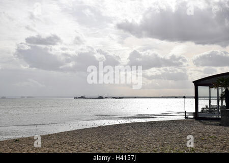 Southend-on-Sea with pier in the background, Essex UK Stock Photo