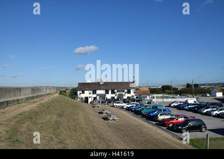 Canvey Island, Essex UK - Lobster Shack pub Stock Photo