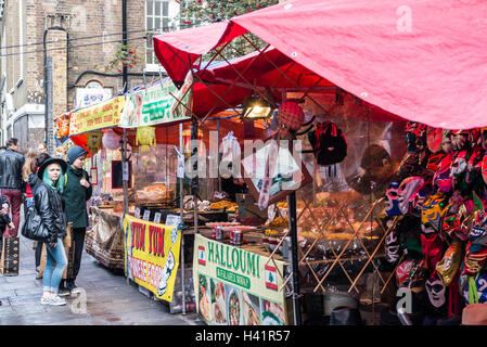 Street food stalls, Brick Lane, London Stock Photo