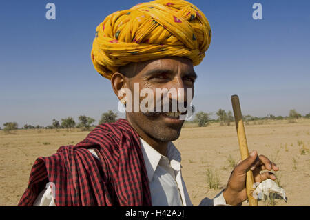 India, Rajasthan, Jodhpur, Indian, portrait,