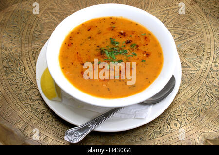 Turkish Traditional Lentil Soup Stock Photo