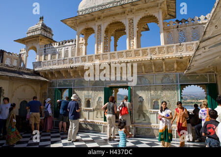 Wall painting Udaipur Rajasthan India Stock Photo - Alamy