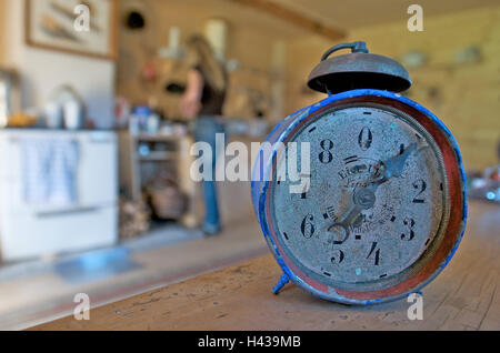 https://l450v.alamy.com/450v/h439mb/egg-timer-old-kitchen-woman-back-view-h439mb.jpg