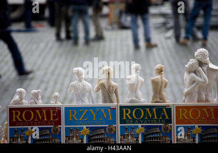 Italy, Rome, souvenirs, guides, Stock Photo