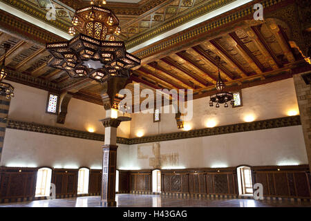 Syria, Aleppo, stronghold throne room, Stock Photo