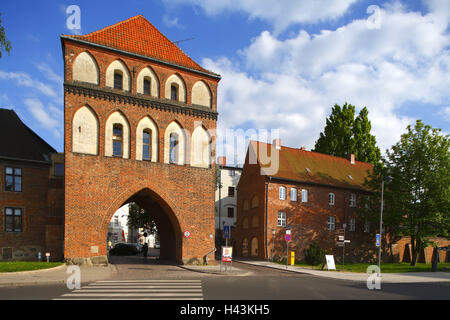 Germany, Mecklenburg-Western Pomerania, Stralsund (city), Knieper Gate, Stock Photo
