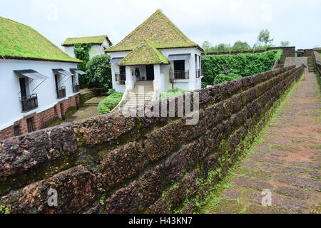 Reis Magos Fort Goa India Stock Photo