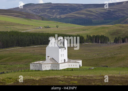 Great Britain, Scotland, Aberdeenshire, Braemar, Corgaff Castle, forest cultures, wooden economy, Stock Photo