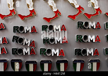 Italy, Rome, souvenirs, magnets, Stock Photo