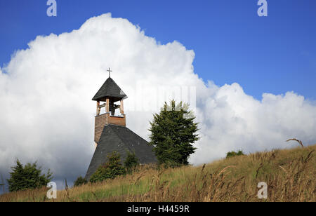 Germany, Hessen, Kellerwald-Edersee National Park, Quernst chapel, Stock Photo