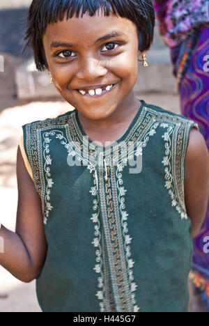 Indian girl, portrait, Stock Photo